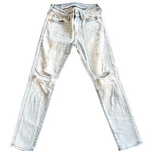 American eagle skinny jeans distressed